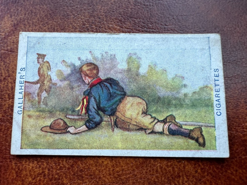 Gallaher cigarette card boy - gallaher,