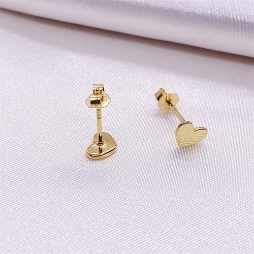 9ct gold silver stud - 9ct,