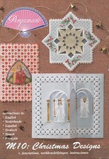 Pergamano Christmas Cards & Scenes Pattern & Instruction Book Martha Ospina M10