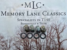 Triumph T140 TR7 T150 T160 Front wheel hub bolt Nuts 14-1203