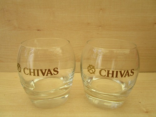 Chivas whisky glasses - 2x,