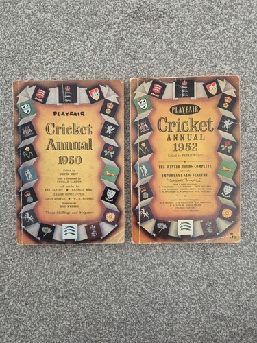 Playfair cricket annuals 1950 - annuals,