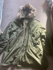 M51 Fishtail Men's Parka Medium Original Vintage with original fur hood