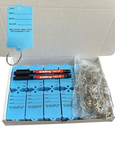 Car keyrings key tags blue - keyrings,
