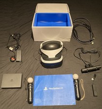 PS4 VR Headset Bundle with 2 Move Controllers and Camera Boxed 