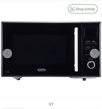 De'Longhi 900W 25L Enamel Cavity Combination Microwave Black Excellent Condition