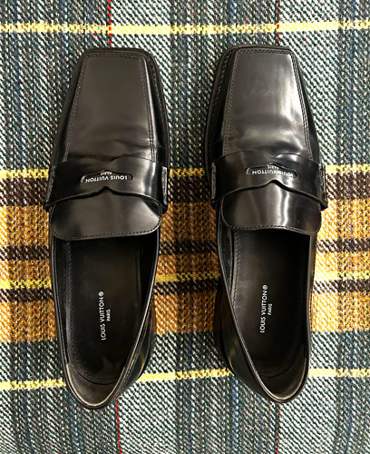 Louis vuitton black leather - louis,