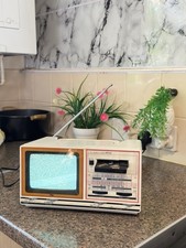 Retro Portable TV Radio