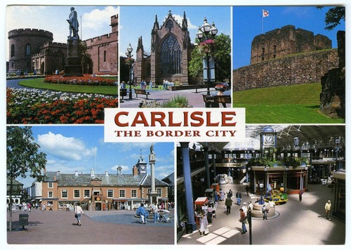 Carlisle postcard market cross - carlisle,