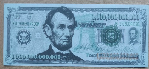 Abraham lincoln trillion - abraham,