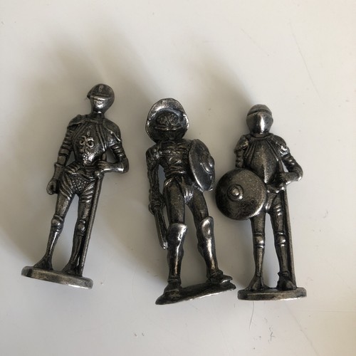 Vintage metal pewter soldiers - vintage,