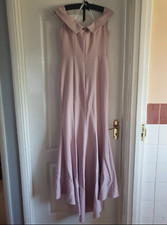 Jarlo Blush Pink Sweetheart Off-shoulder Dress w/ Thigh Slit ? Special Occasion