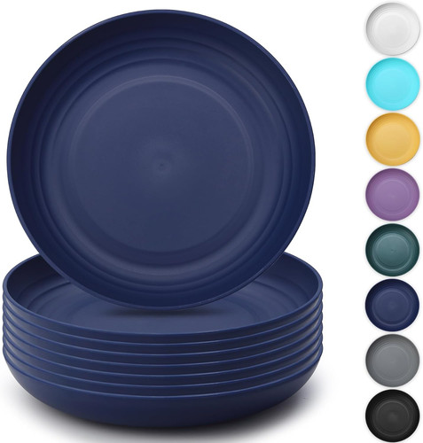 Large deep plastic plates - deep,