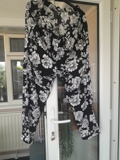 Ladies Harem Trousers Patterned Size 16