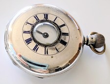 1890 Silver Waltham Half