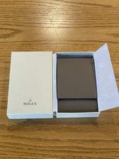 Authentic Rolex Taupe Leather