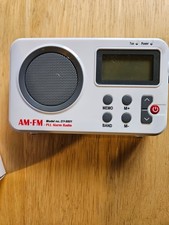 Shower Radio Speaker,FM/AM Radio with LCD Display,Portable Stereo Radio with...