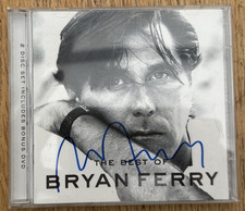 Bryan Ferry The Best of Bryan Ferry 2 Disc CD / DVD Virgin Signed Bryan Ferry