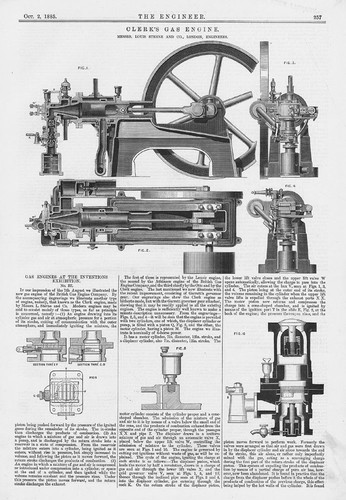 Clark gas engine antique - clark's,