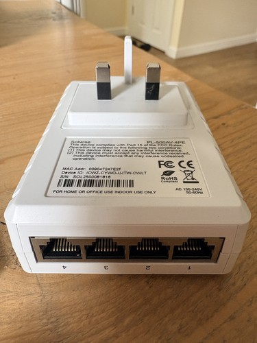 Solwise homeplug adapter - solwise,