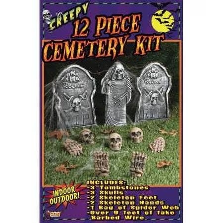 12pc cemetery kit - cemetery,