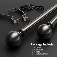 Extendable Curtain Poles for