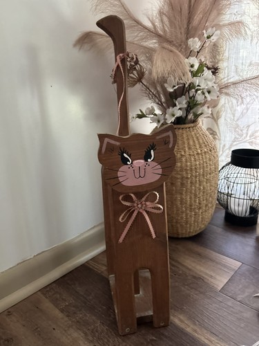 Wooden cat toilet - wooden, paper