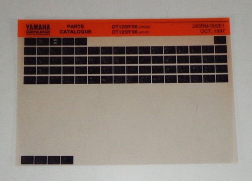 Microfich parts catalogue - parts,