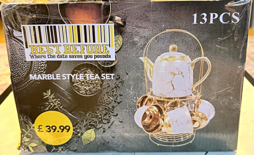 Marble pattern ceramic - tea, set