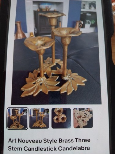 Art nouveau style - style, brass