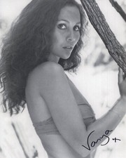 Page 3 topless model and actress VANYA signed sexy 8x10 photo
