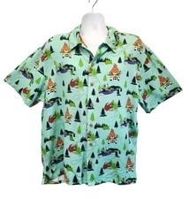 Disney Hawaiian Camp Shirt Our