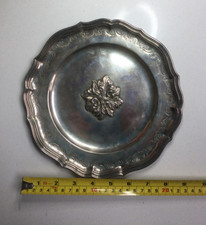 Vintage Solid Silver Swedish Platter by K Anderson E8 (1931) 430g 9” diameter 