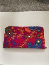 Pink Flowery Clutch Bag Brand