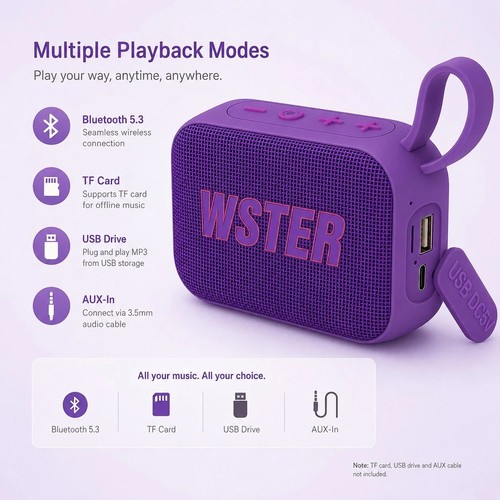 Usb rechargeable waterproof - usb-c,