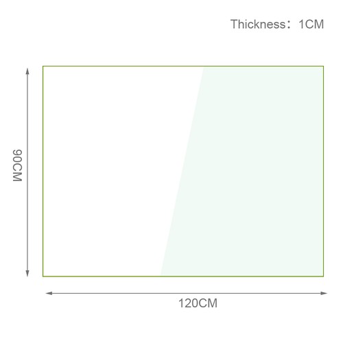Clear toughened glass - toughened,