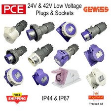 16A 24v 42v Plug Socket IP44