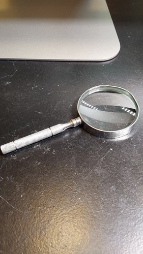 Vintage silver magnifying - vintage,