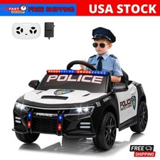 12V Police Car Ride On Car for