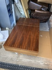 Solid Wood Pop Up Coffee Table with Draw for Living Room
