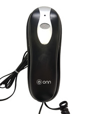 ONN Vtg Slimline Wall Mount Black Landline Corded House Telephone TV & Film Prop