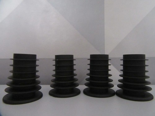 Four ribbed rubber cork home - four,