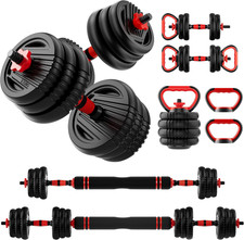 Adjustable Dumbbell Set 4-in-1