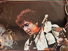 Vintage 1970s Bob Dylan Rock And Roll Poster