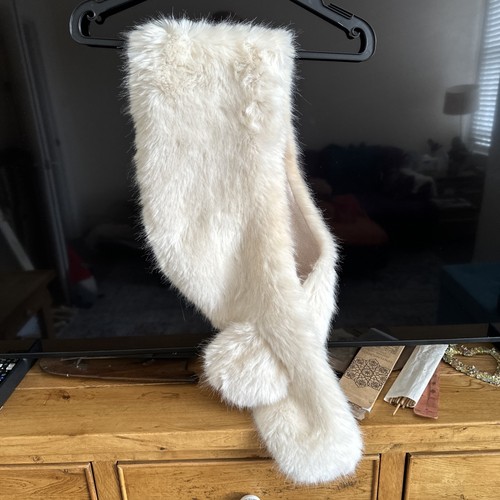 Zara white faux fur - zara, stole