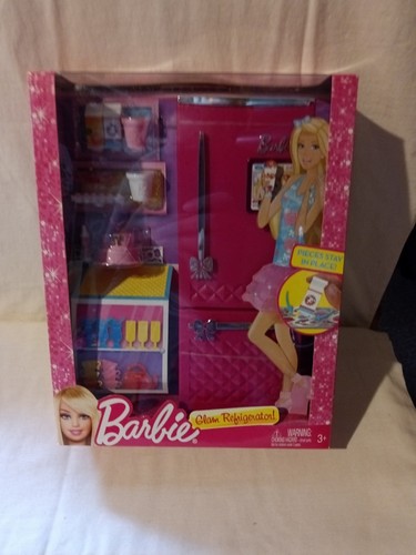 Barbie glam refrigerator - barbie,
