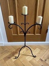 LARGE HAND FORGED CAST IRON