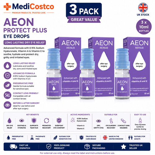 Aeon repair eye drops - x,