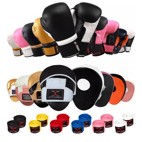 Maxstrength boxing gloves pads - maxstrength,
