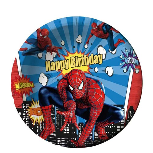 Spiderman plate marvel - spiderman,